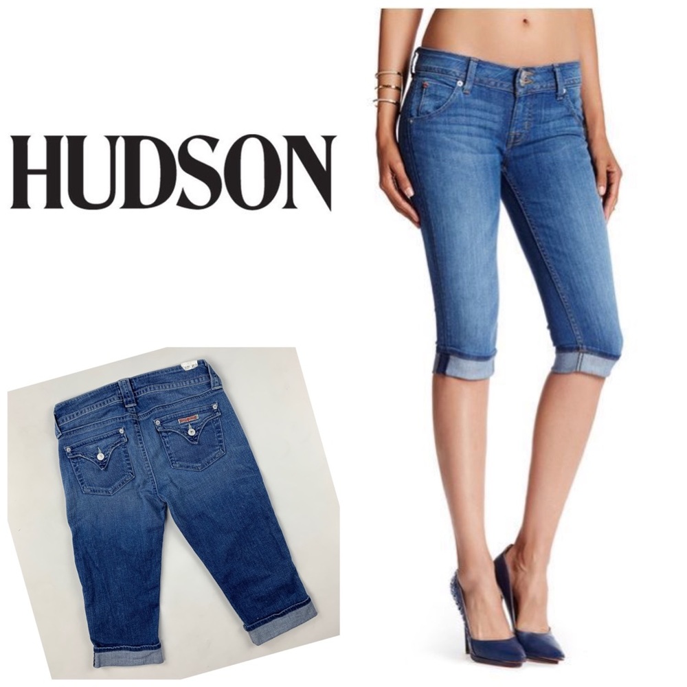 Hudson Malibu Capri Cuffed Jeans 👖